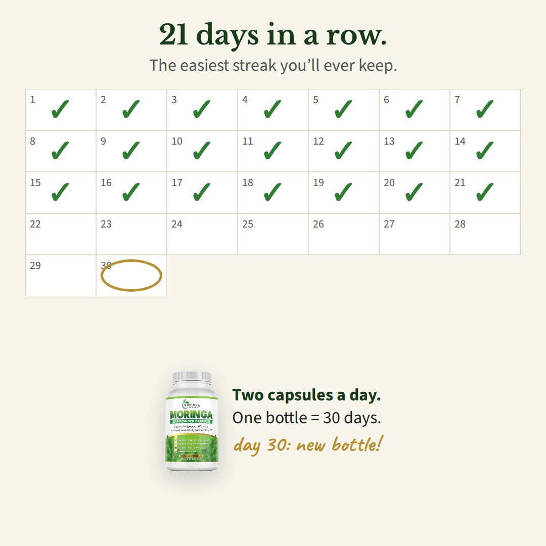 21 days in a row ad, Square 1080×1080