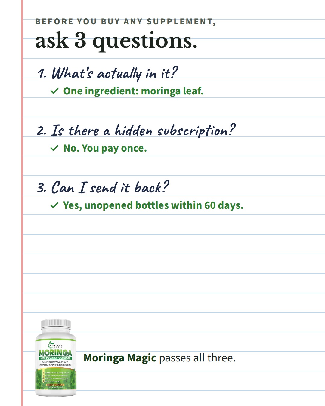 3 questions before you buy ad, Feed 1080×1350