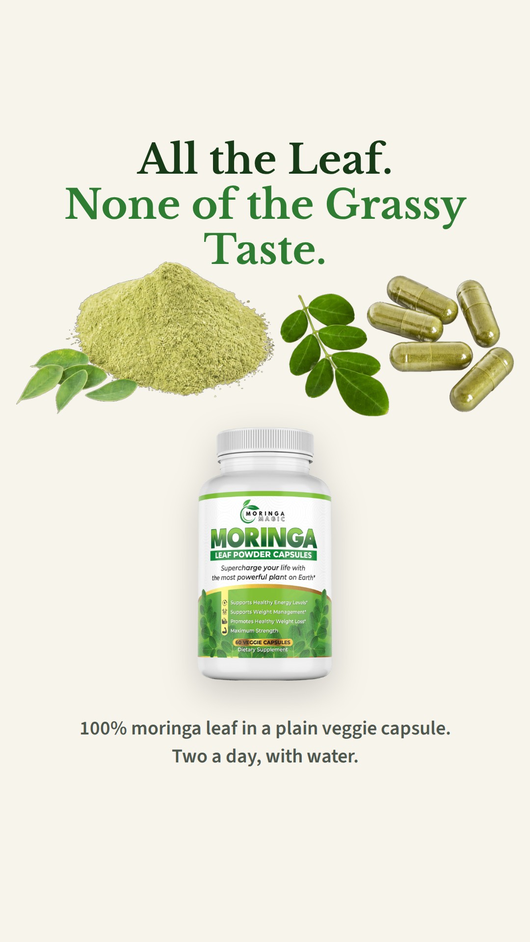 No grassy taste ad, Stories/Reels 1080×1920