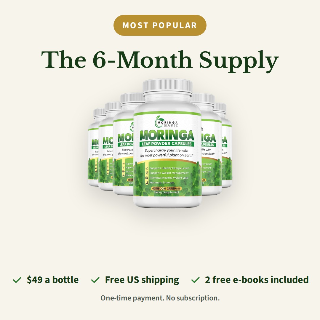 The 6-month supply ad, Square 1080×1080