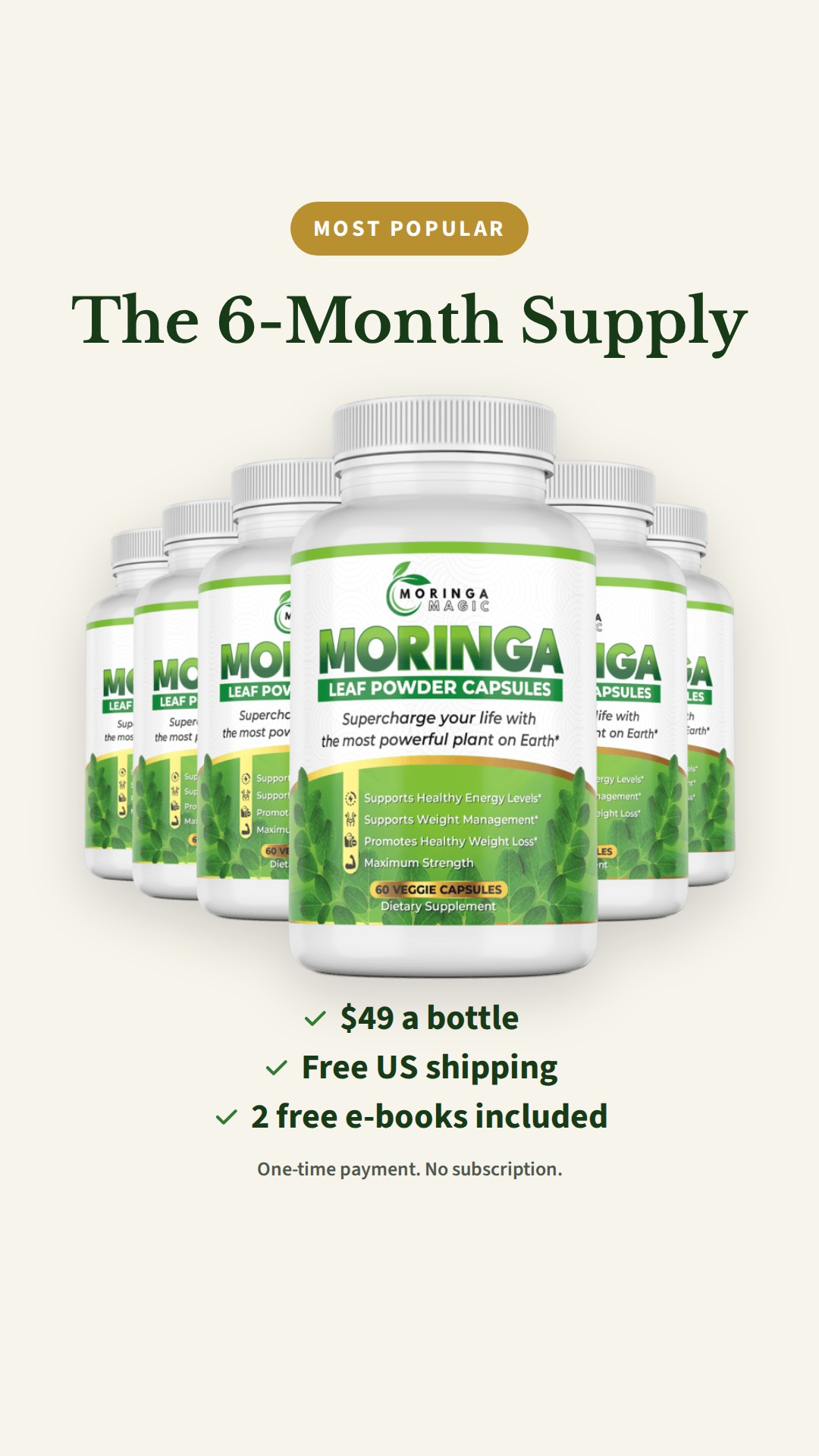 The 6-month supply ad, Stories/Reels 1080×1920