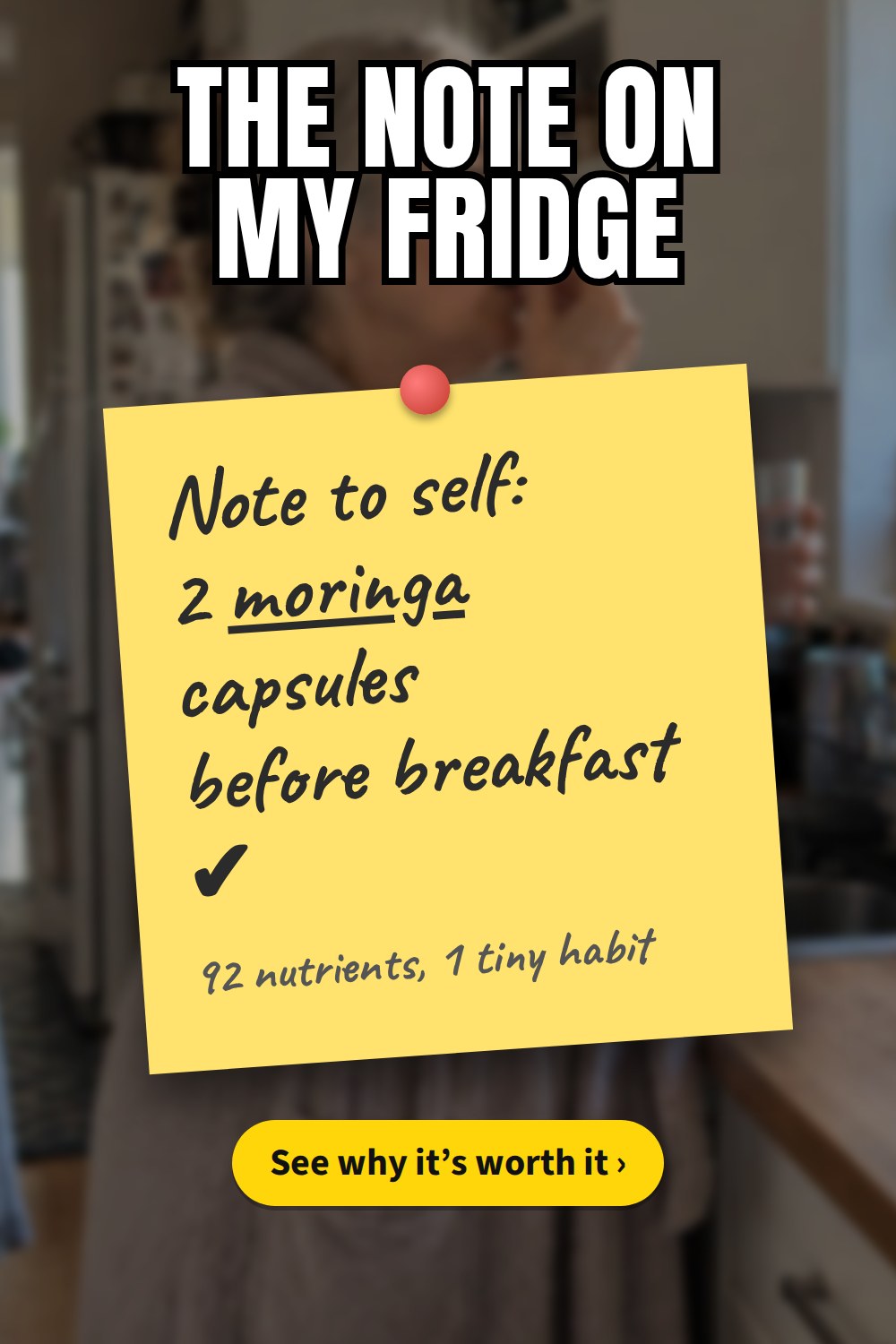 Note on the fridge pin